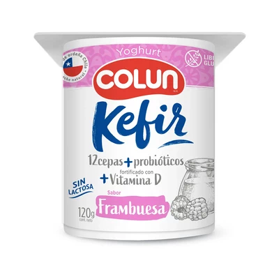 Yogurt Colun Kefir Frambuesa 120G