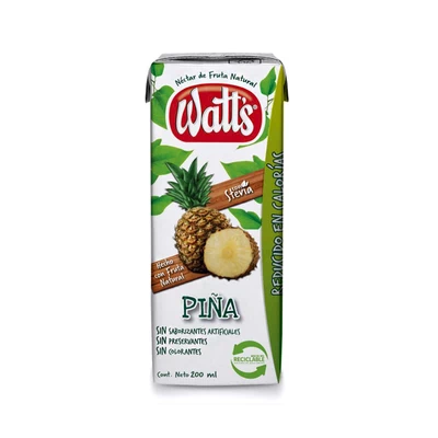 Néctar Watts Piña Tetra 200 cc