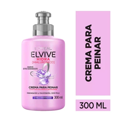 Crema Peinar Elvive Hidra Hialurónico 300 Ml
