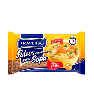 Sopa Fideos Traverso Pollo 85 gr