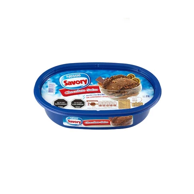 Helado Savory Frambuesa Chocolate Suizo Lt