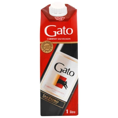 Vino Gato Tinto Tetra 1 L