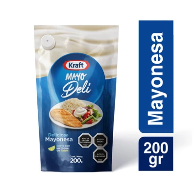 Mayonesa Deli Kraft Doypack 200 Grs