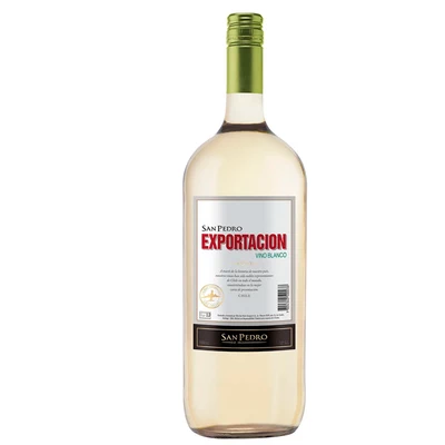 Vino San Pedro Exportación Blanco Botella 1500 cc