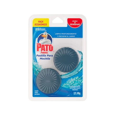 Pastilla Estanque Baño Pato Purific 2X40 gr