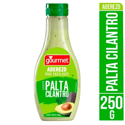 Aderezo Ensalada Palta Cilantro 250 Gr Gourmet