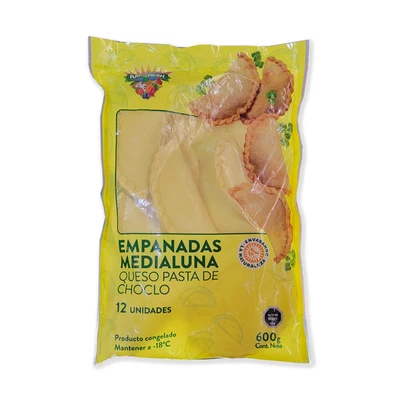 Empanadas Media Luna Queso Pastelera 12 Unidades