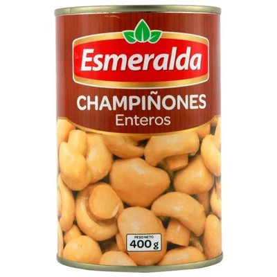 Champiñones Esmeralda Entero 400 Grs (230 Grs Drenado)
