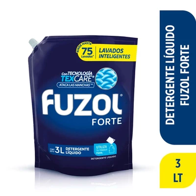 Detergente Líquido Fuzol Forte Doypack 3 Lt