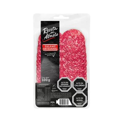 Salame Artesanal Receta Del Abuelo 100 grs