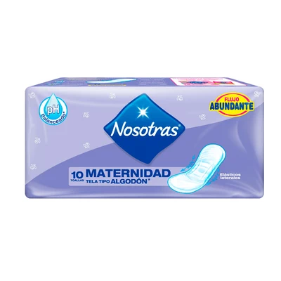 Toalla Nosotras Maternal X 10