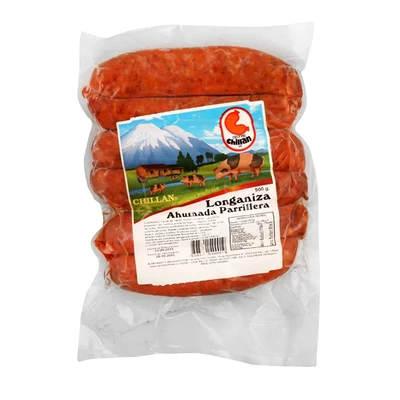 Longaniza Ahumada Parrillera Chillan 500 Grs