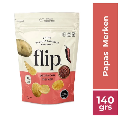 Papa Flip Chips Merken 140 Grs