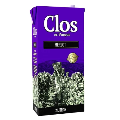 Vino Clos De Pirque Merlot Tetra 2Lt