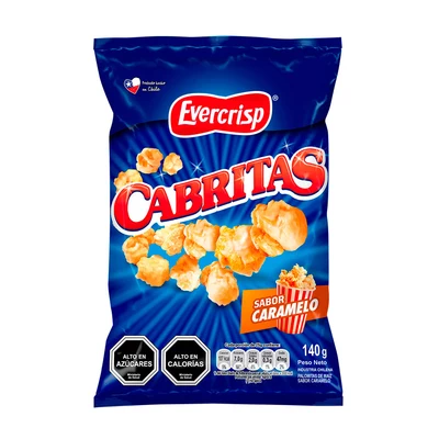 Cabritas Evercrisp Caramelo 140 Gr