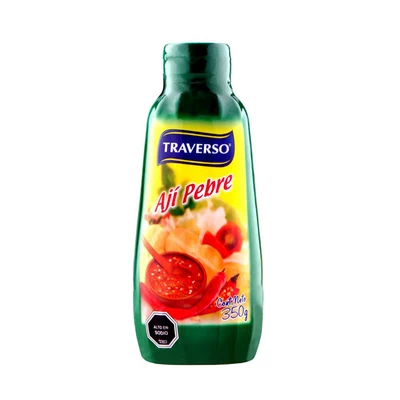 Ají Traverso Pebre botella 350 gr