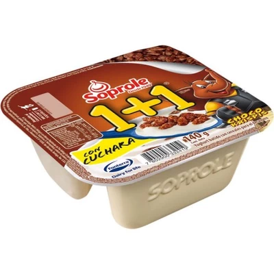 Yogurt Choco Krispis 1+1 Para Llevar 140 gr