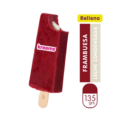 Helado Kreems Framb/Leche Cond 123Grs