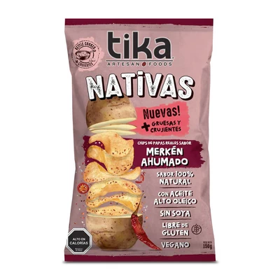 Papas Fritas Tika Merkén Ahumado 150 Grs