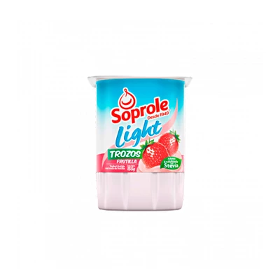 Yogurt Light Soprole Frutilla 155 Gr