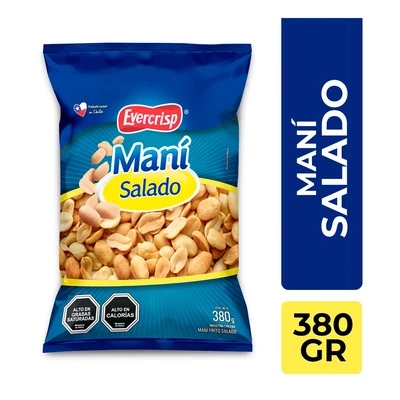 Maní Evercrisp Salado 380 Gr