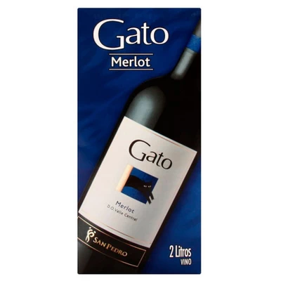 Vino Gato Merlot Tetra 2 L