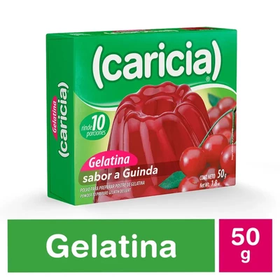 Gelatina Caricia Guinda 50 Grs