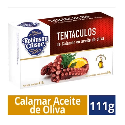 Tentáculos Robinson Crusoe Calamar 111 Gr (80G Dr)