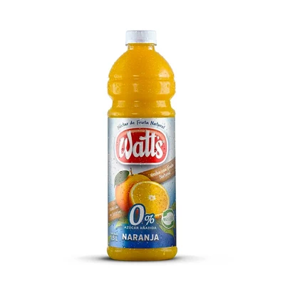 Néctar Watts Light Naranja 1.5 Litros