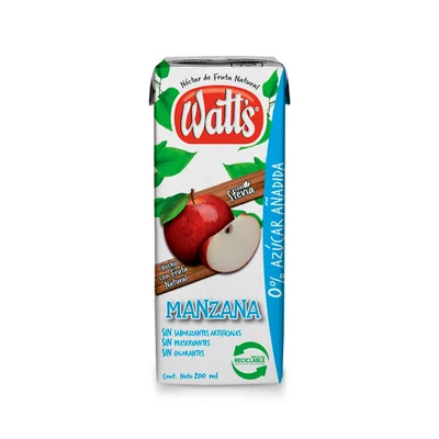 Néctar Watts Manzana Light 200 cc