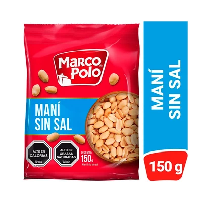 Maní Marco Polo S/Sal 150 Gr