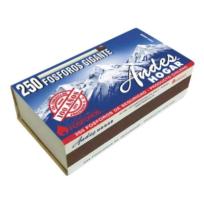 Fósforos Andes Hogar 250 Und
