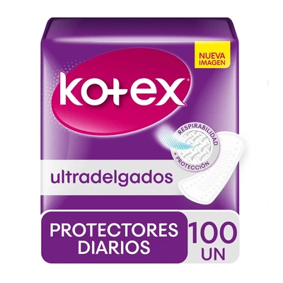 Protector Kotex Ultra Delgado X 100 Unid