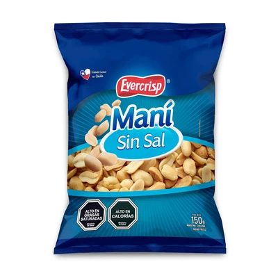 Maní Evercrisp Sin Sal 140 Grs 