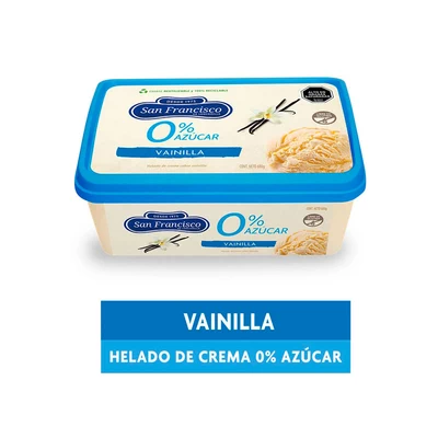 Helado San Francisco 0% Azúcar Vainilla