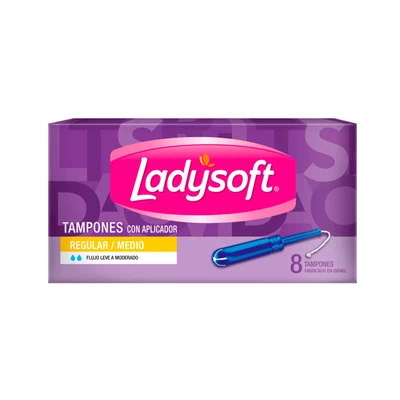 Tampón Ladysoft Regular 8 Und