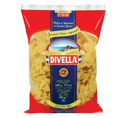Pasta Farfalle Divella 500 Grs
