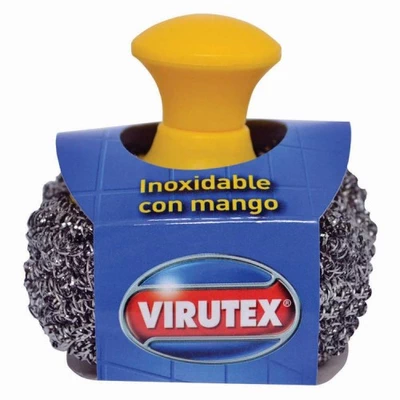 Esponja Inox Con Mangoplatinum - Clasica
