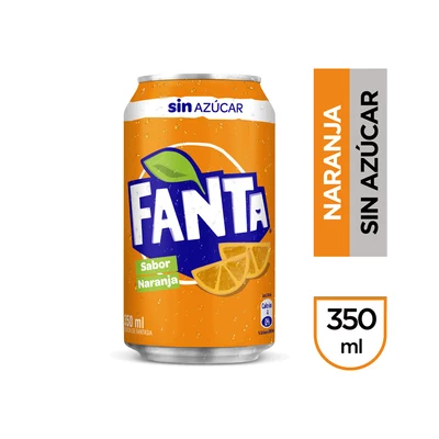 Fanta Zero Lata 350 cc