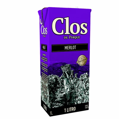 Vino Clos De Pirque Merlot Tetra 1 L