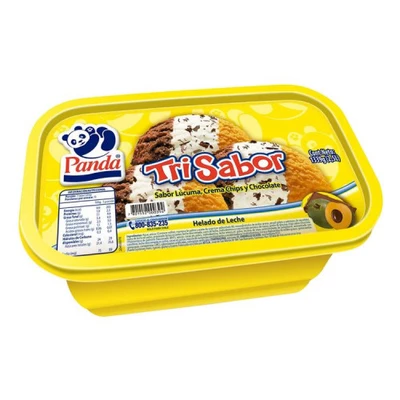 Helado Panda Chips Lúcuma 2.5 L