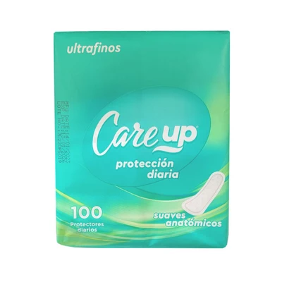  Protector Care Up Diario Anatómico 100 Unidades