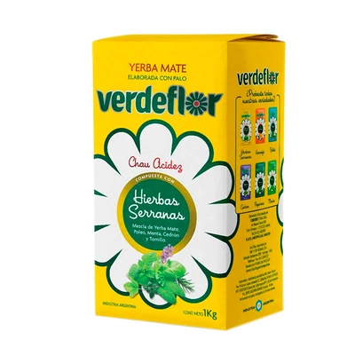 Yerba Verde Flor Hierbas Serranas 500 gr