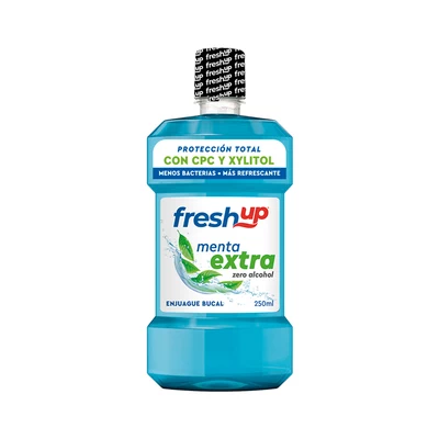 Enjuague Bucal Fresh Up Menta Alcohol Zero x 250 ml 