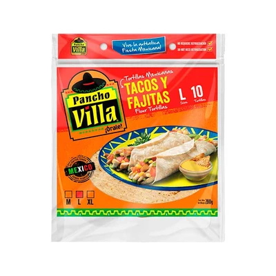 Tortilla Pancho Villa Mexicana L 10 und