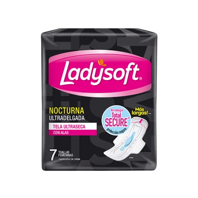 Higiénica Ladysoft Ud Malla Alas Nocturna 7 Un