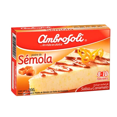 Semola Ambrosoli Caramelo 150 Grs