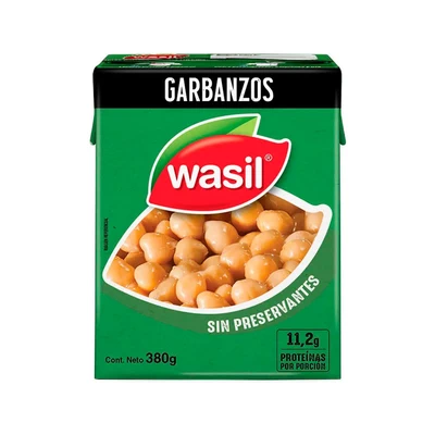 Garbanzos Wasil Tetra 380 Grs (230 Grs Drenado)