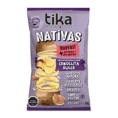 Papas Fritas Tika Cebollita Dulce 150 Grs