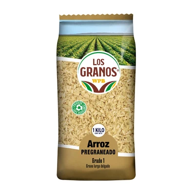Arroz Los Granos PreGraneado G1 Largo Kilo